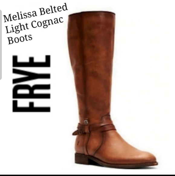 Frye Melissa Belted Tall Leather BootsLig…
